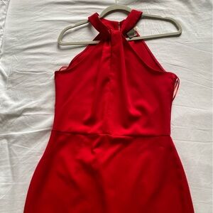 Red dress size 12. Beautiful red color. Working zipper no odors or stains